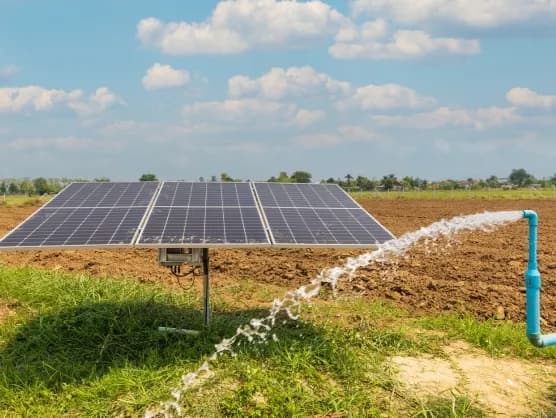 Solar water pumps are a practical and cost-effective solution for farmers, agricultural landowners, and rural users.