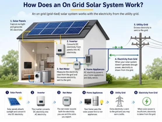 On Grid Solar System in Nashik