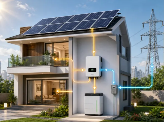 Hybrid Solar System in Dhule